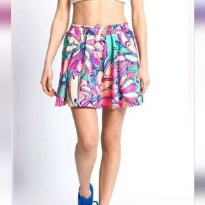 Adidas Originals X Farm Bananas NWOT Flared Mini Skirt Size M